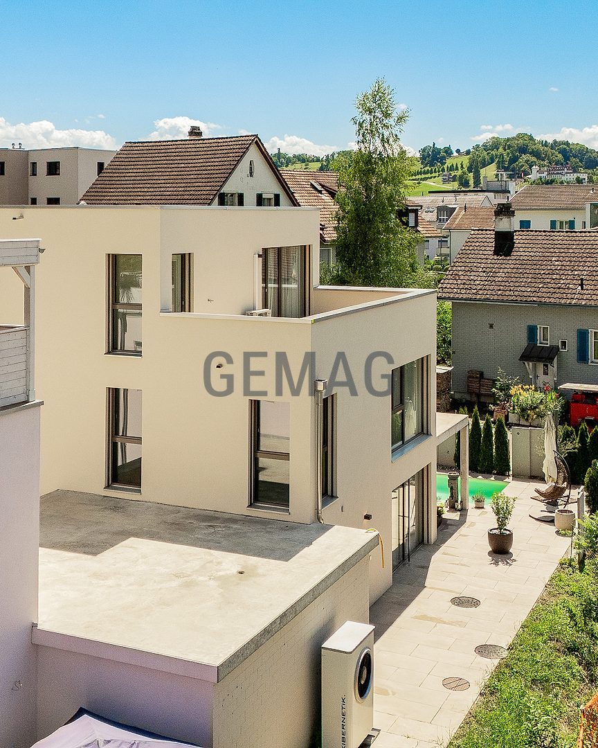 Aussenansicht des wundervollen Einfamilienhauses